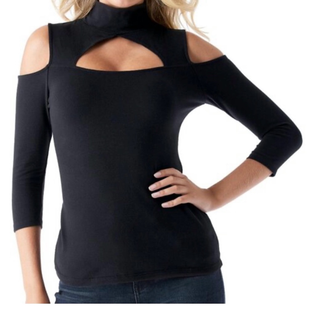 Boston Proper Cold Shoulder Top